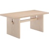 image:imageNathan James Briggs Modern Dining Table for 6 Small Rectangle Dining Table Solid Wood in Raw Oak