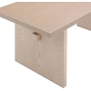 image:imageNathan James Briggs Modern Dining Table for 6 Small Rectangle Dining Table Solid Wood in Raw Oak