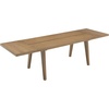 image:imageNathan James Solace Mid Century Modern Extendable Dining Table Solid Wood Dining Room Table with Leaf Extension 8Seater Dining Table Light BrownAndy Light Brown