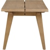 image:imageNathan James Solace Mid Century Modern Extendable Dining Table Solid Wood Dining Room Table with Leaf Extension 8Seater Dining Table Light BrownAndy Light Brown