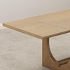 image:imageNathan James Solace Mid Century Modern Extendable Dining Table Solid Wood Dining Room Table with Leaf Extension 8Seater Dining Table Light BrownSolace Light Brown