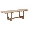 image:imageNathan James Solace Mid Century Modern Extendable Dining Table Solid Wood Dining Room Table with Leaf Extension 8Seater Dining Table Light BrownSolace Light Brown