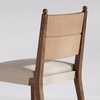 image:imageNathan James Elodia Upholstered Dining Chair Seagrass Back and Padded Seat Dark Brown Set of 4Cove SeagrassDark Brown