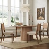 image:imageNathan James Elodia Upholstered Dining Chair Seagrass Back and Padded Seat Dark Brown Set of 4Cove SeagrassDark Brown