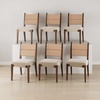 image:imageNathan James Elodia Upholstered Dining Chair Seagrass Back and Padded Seat Dark Brown Set of 4Cove SeagrassDark Brown