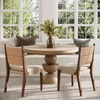image:imageNathan James Elodia Upholstered Dining Chair Seagrass Back and Padded Seat Dark Brown Set of 4Cove SeagrassDark Brown