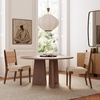 image:imageNathan James Elodia Upholstered Dining Chair Seagrass Back and Padded Seat Dark Brown Set of 4Cove SeagrassDark Brown