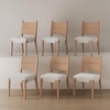 image:imageNathan James Elodia Upholstered Dining Chair Seagrass Back and Padded Seat Dark Brown Set of 4Cove SeagrassRaw Oak