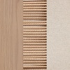 image:imageNathan James Elodia Upholstered Dining Chair Seagrass Back and Padded Seat Dark Brown Set of 4Elodia Raw Oak