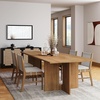 image:imageNathan James Elodia Upholstered Dining Chair Seagrass Back and Padded Seat Dark Brown Set of 4Light BrownGray