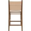 image:imageNathan James Cove 24 Counter Stool Seagrass Woven Back and Padded Seat Dark Brown Set of 4Cove Dark Brown