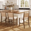 image:imageNathan James Cove 24 Counter Stool Seagrass Woven Back and Padded Seat Dark Brown Set of 4Cove Dark Brown