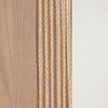 image:imageNathan James Cove 24 Counter Stool Seagrass Woven Back and Padded Seat Dark Brown Set of 4Cove Raw Oak
