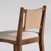 image:imageNathan James Cove 24 Counter Stool Seagrass Woven Back and Padded Seat Dark Brown Set of 4Elodia Medium Brown