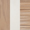 image:imageNathan James Cove 24 Counter Stool Seagrass Woven Back and Padded Seat Dark Brown Set of 4Elodia Raw Oak